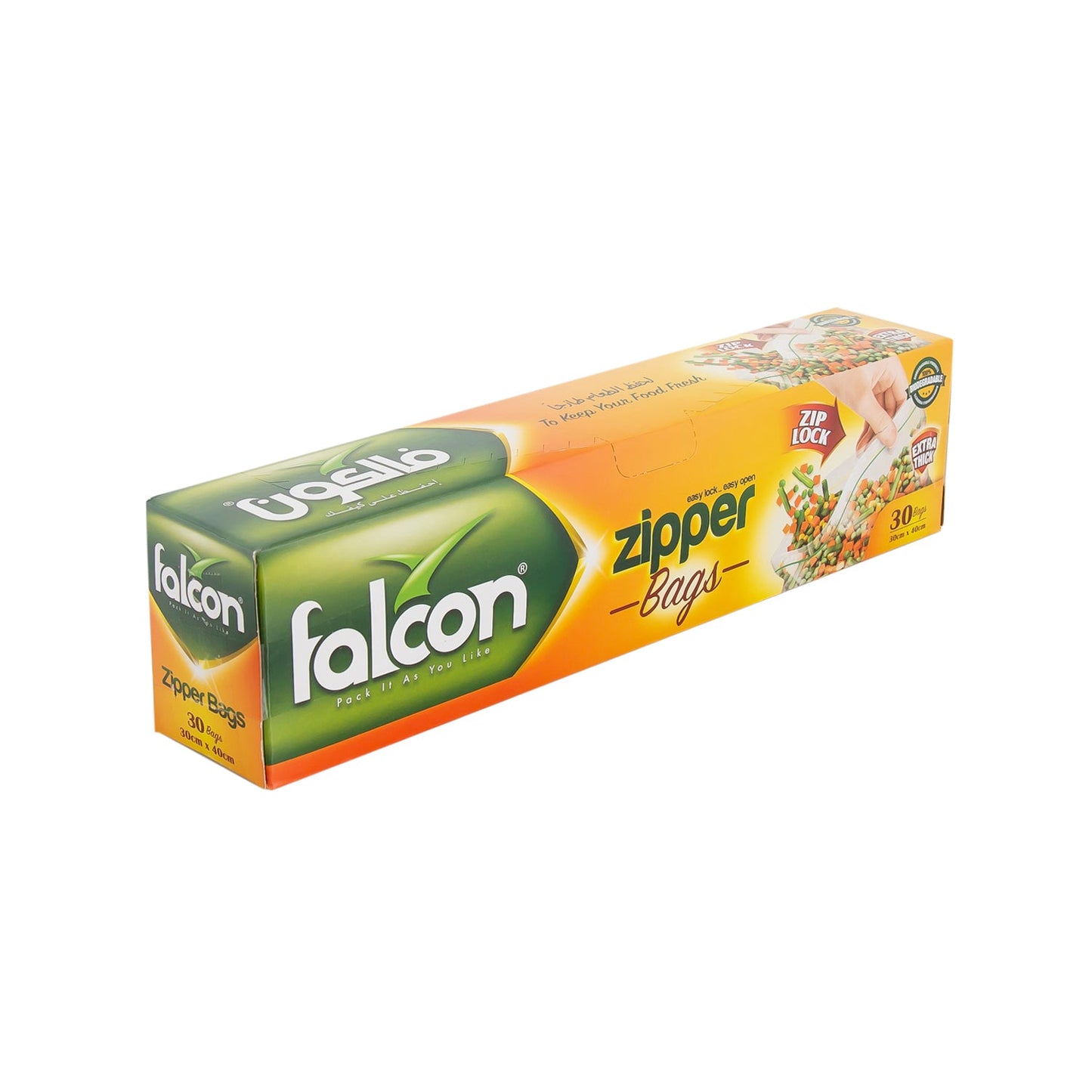 FALCON ZIPPER BAG 30CMX40CM