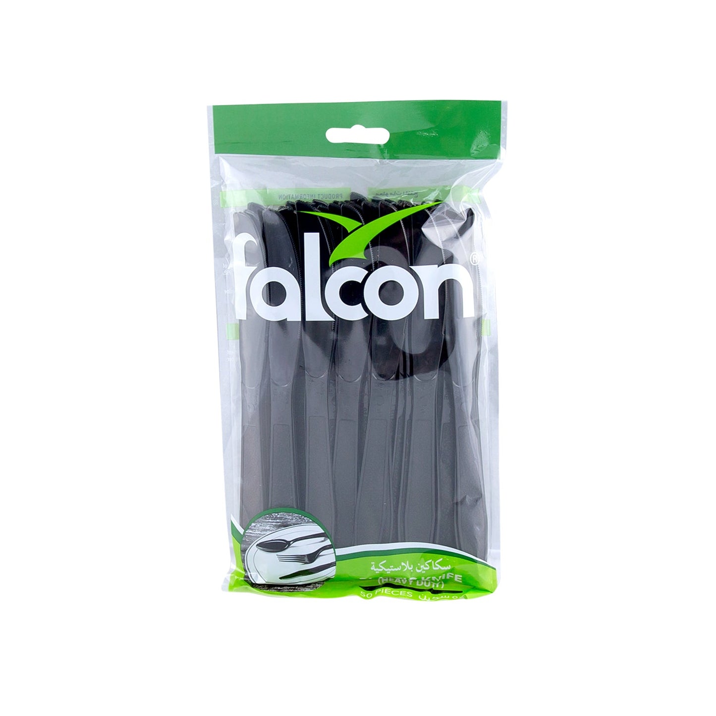 FALCON PLASTIC KNIFE 50PCS