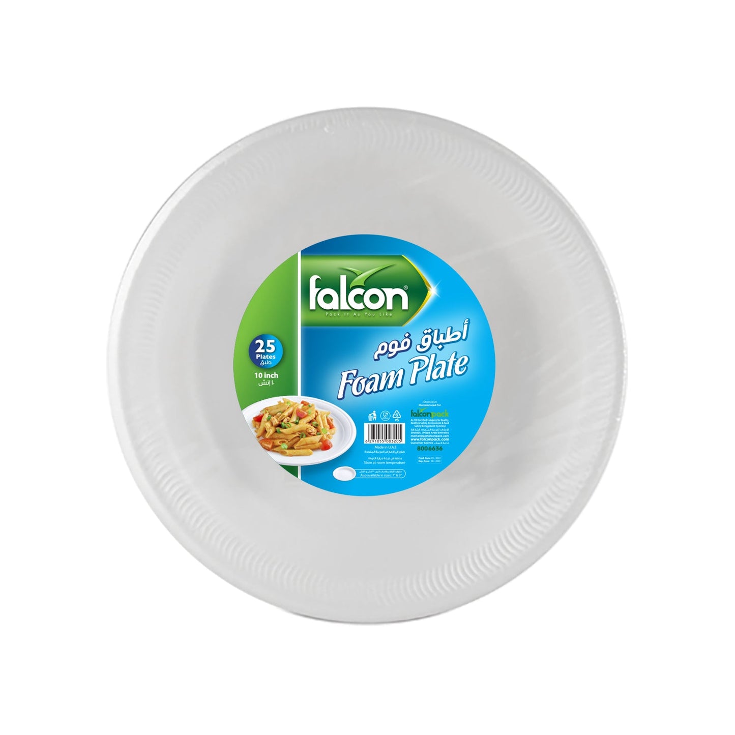 FALCON FOAM PLATE 2X25PCS