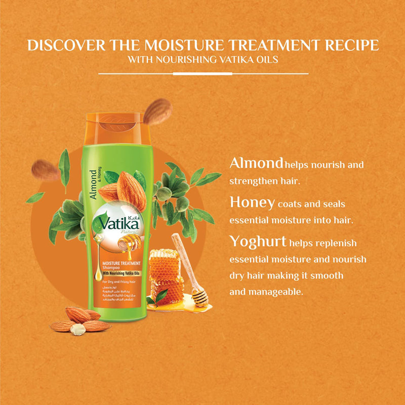 VATIKA SHMP ALMOND 400ML