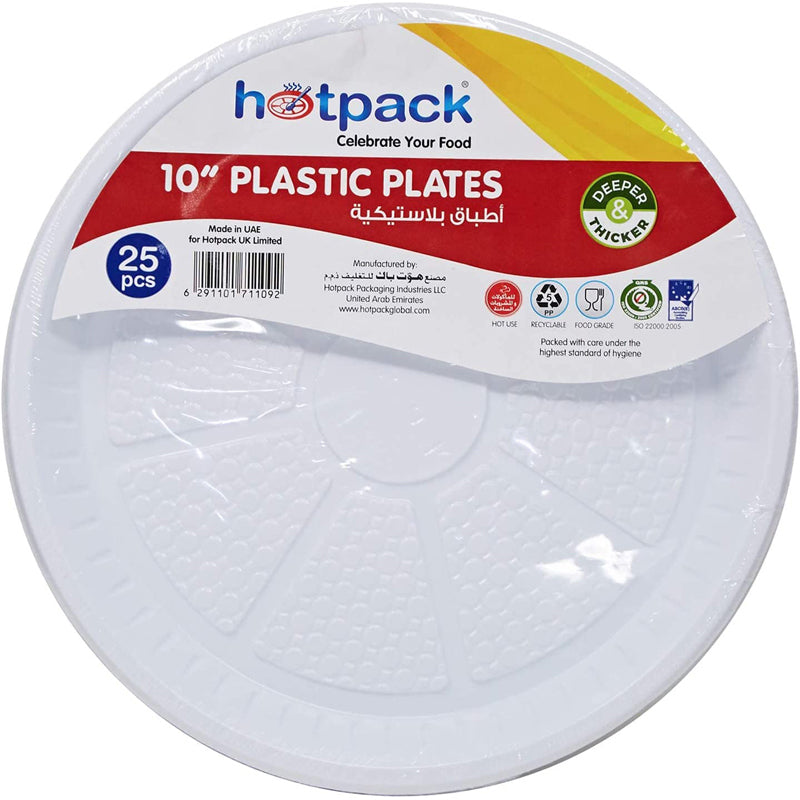 HOTPACK PLASTIC PLATE 10