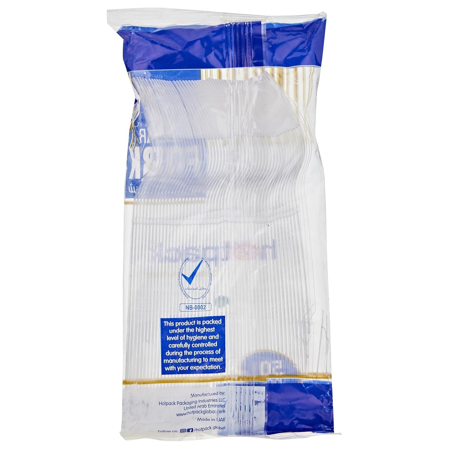 HOTPACK CLEAR FORK 50PCS