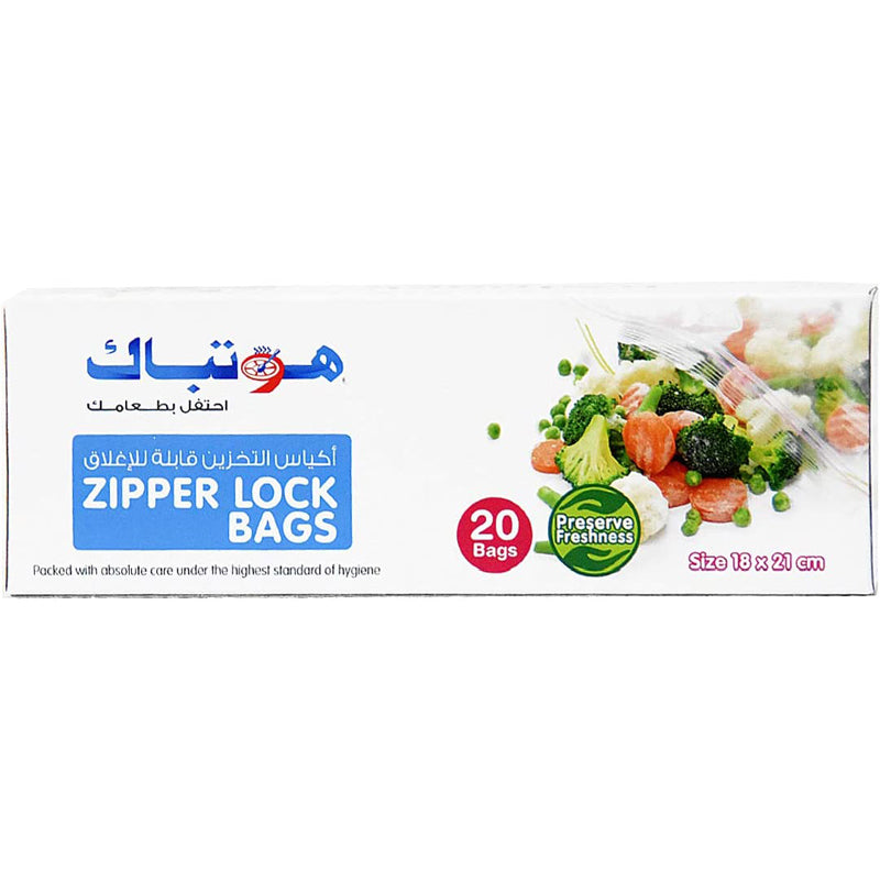 HOTPACK ZIPPER LOCK BAG 18X21