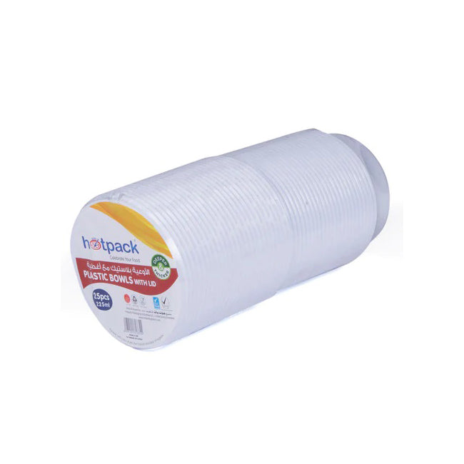 HOTPACK BOWL 225ML+LID