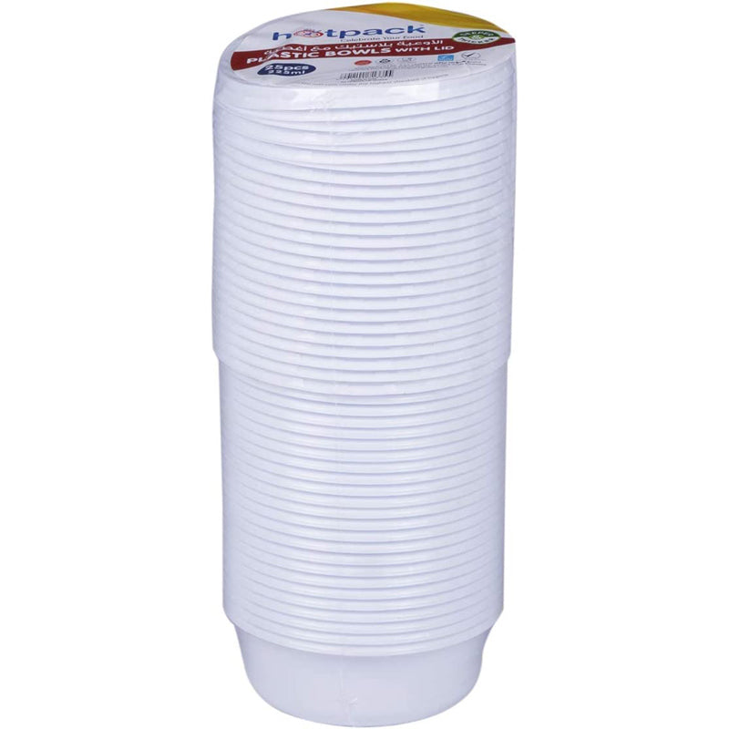 HOTPACK BOWL 225ML+LID
