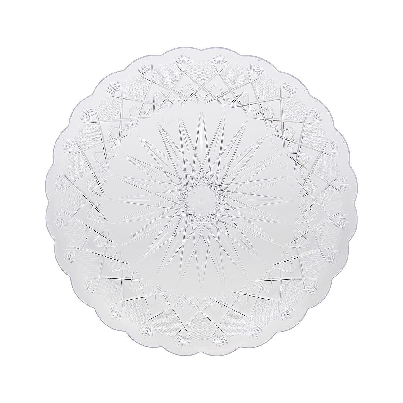 HOTPACK CRYSTAL PLATE 24CM 5PCS