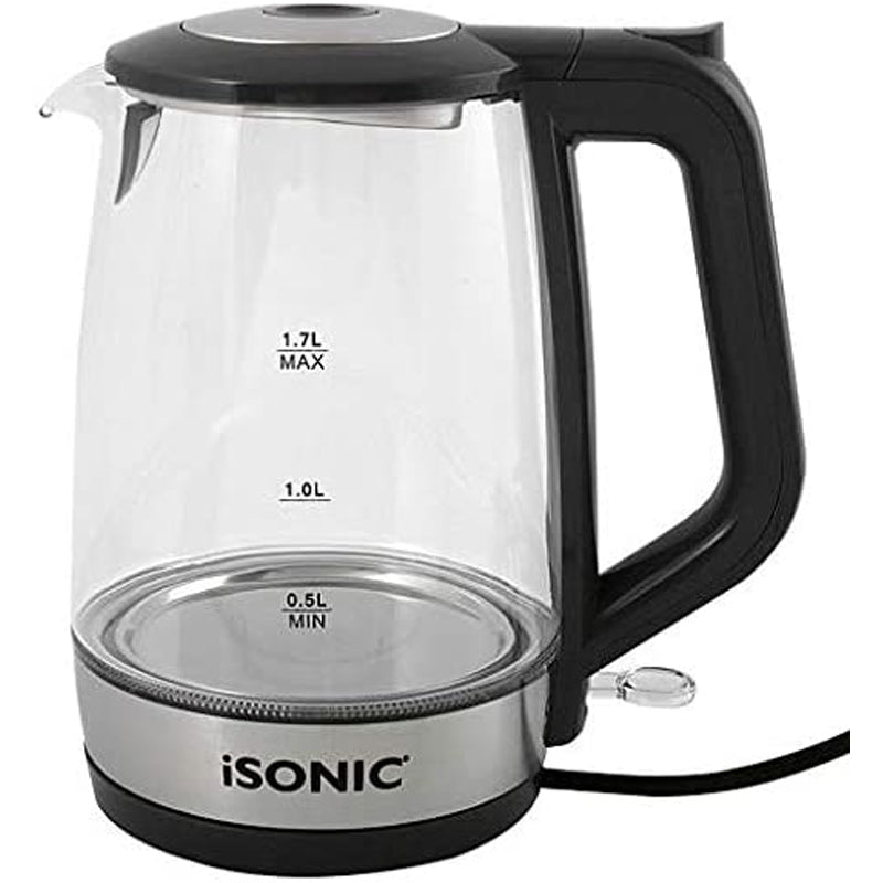 ISONIC GLASS KETTLE 1.7LTR IK516