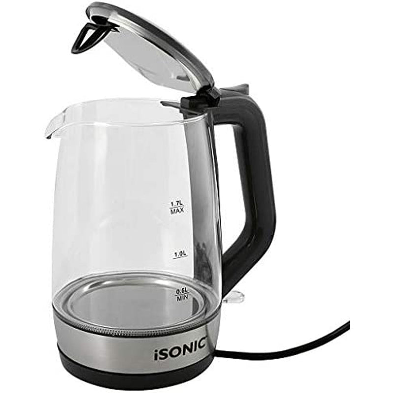 ISONIC GLASS KETTLE 1.7LTR IK516