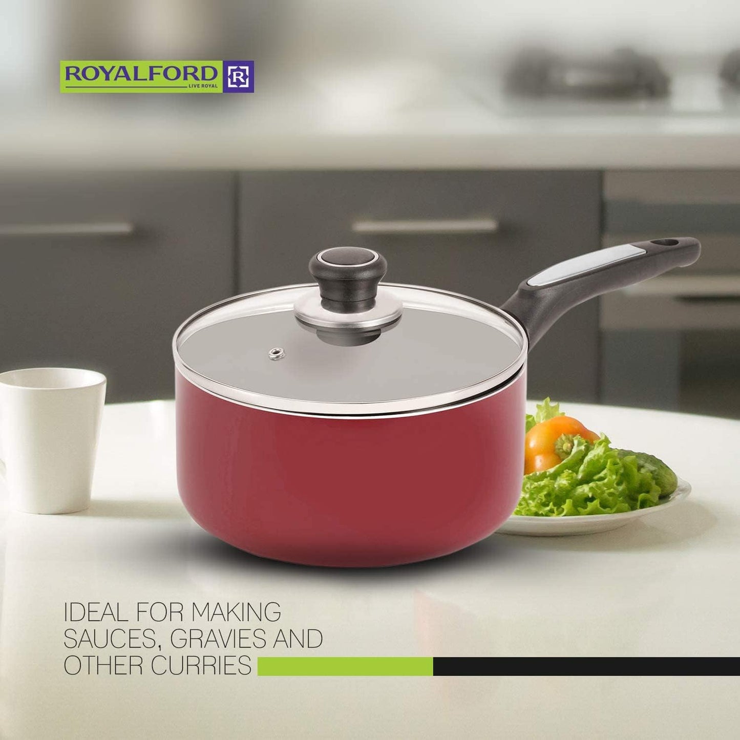 SAUCE PAN W/ LID 20CM