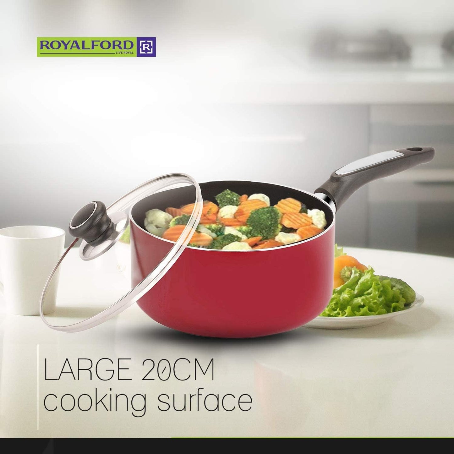 SAUCE PAN W/ LID 20CM