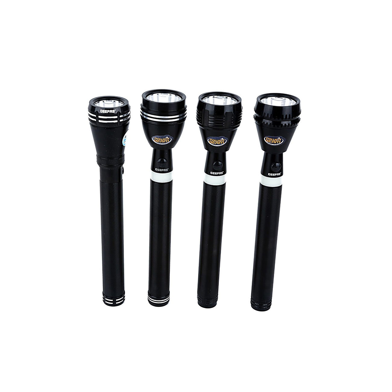 GEEPAS RECHARGEABLE FLASHLIGHT 4IN1