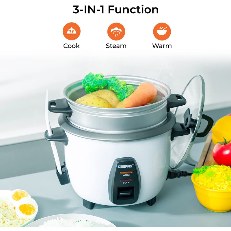 GEEPAS AUTOMATIC RICE COOKER 0.6LTR