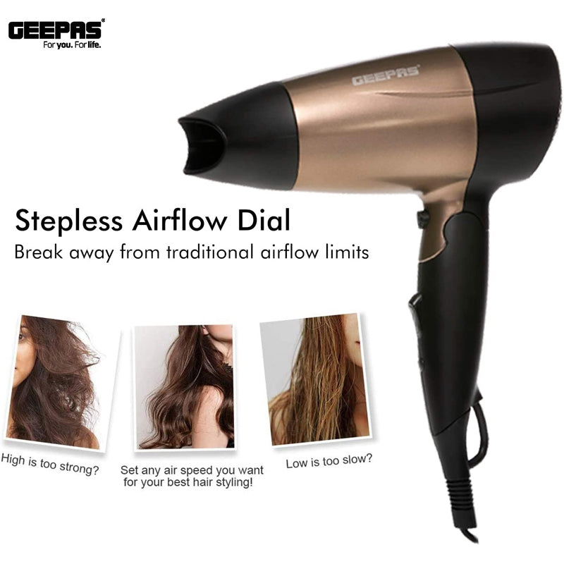 GH8642 GEEPAS MINI HAIR DRYER