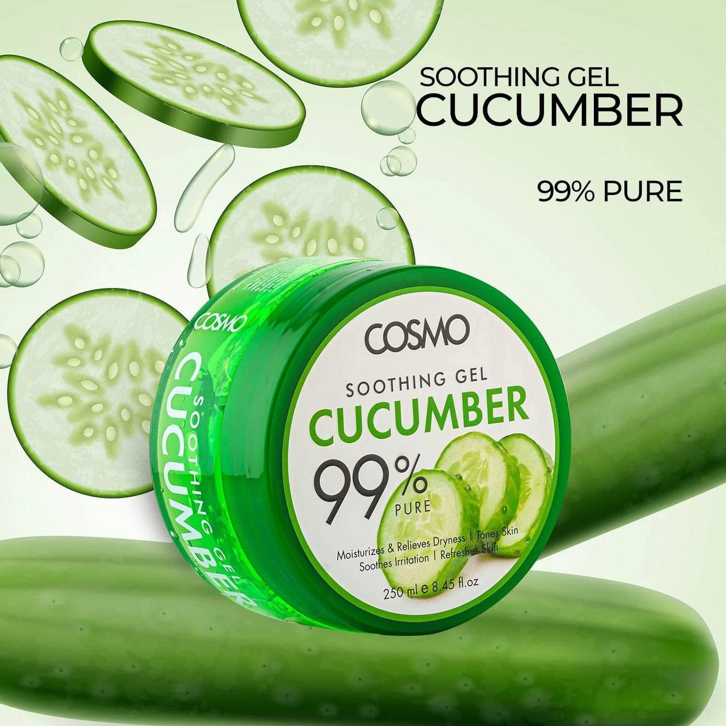 COSMO SOOTHING GEL CUCUMBER 250ML