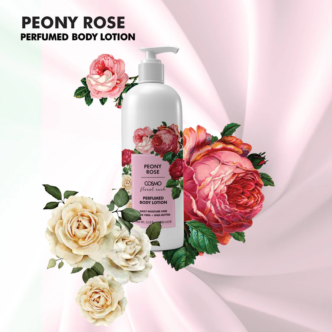 COSMO B/LOTION PEONY ROSE 1000ML