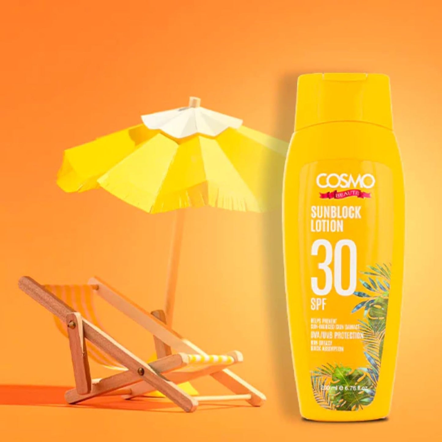 COSMO SUNBLOCK LOTION 200ML 30SP