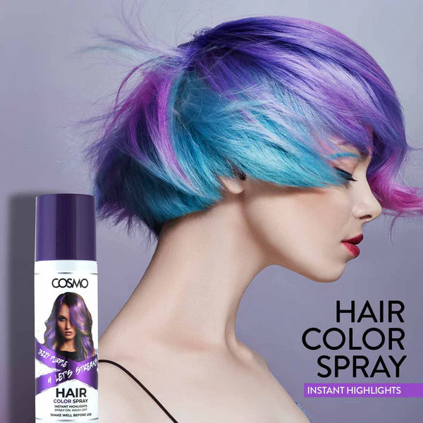COSMO JAZZY PURPLE HAIR COLOR SPRAY 100ML