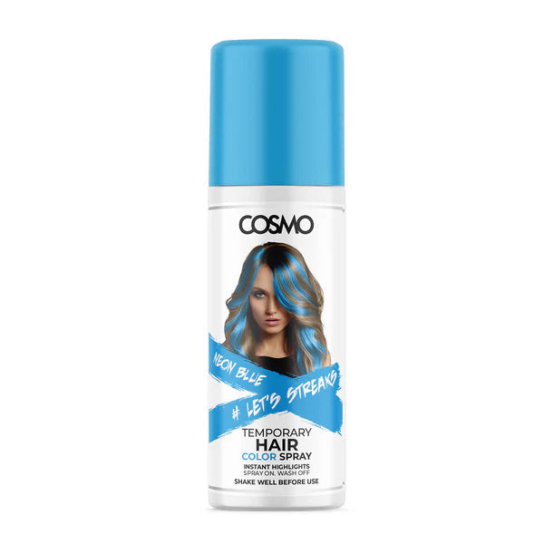 TEMPORARY HAIR COLOUR SPRAY - BLUE - 100 ml