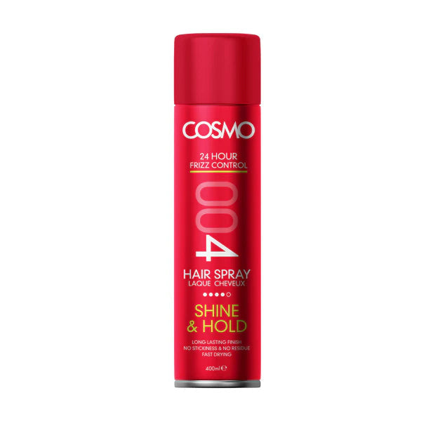 COSMO SHINE HOLD HAIR SPRAY RED 400ML