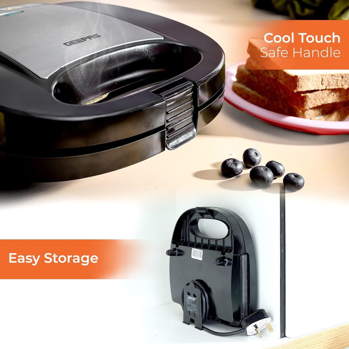 GEEPAS SANDWICH MAKER