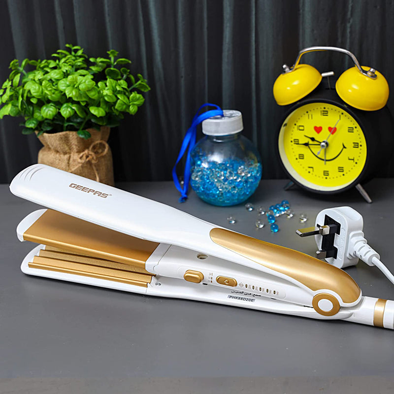 GEEPAS 2IN1 CERAMIC STRAIGHTENER