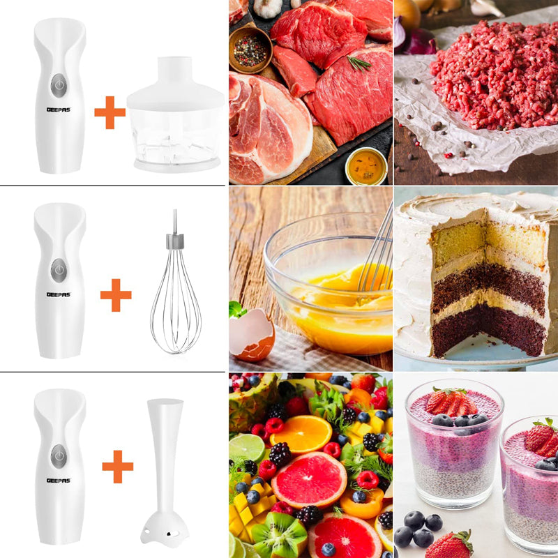 GEEPAS 4IN1 HAND BLENDER