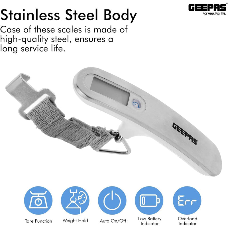 GEEPAS DIGITAL LUGGAGE SCALE
