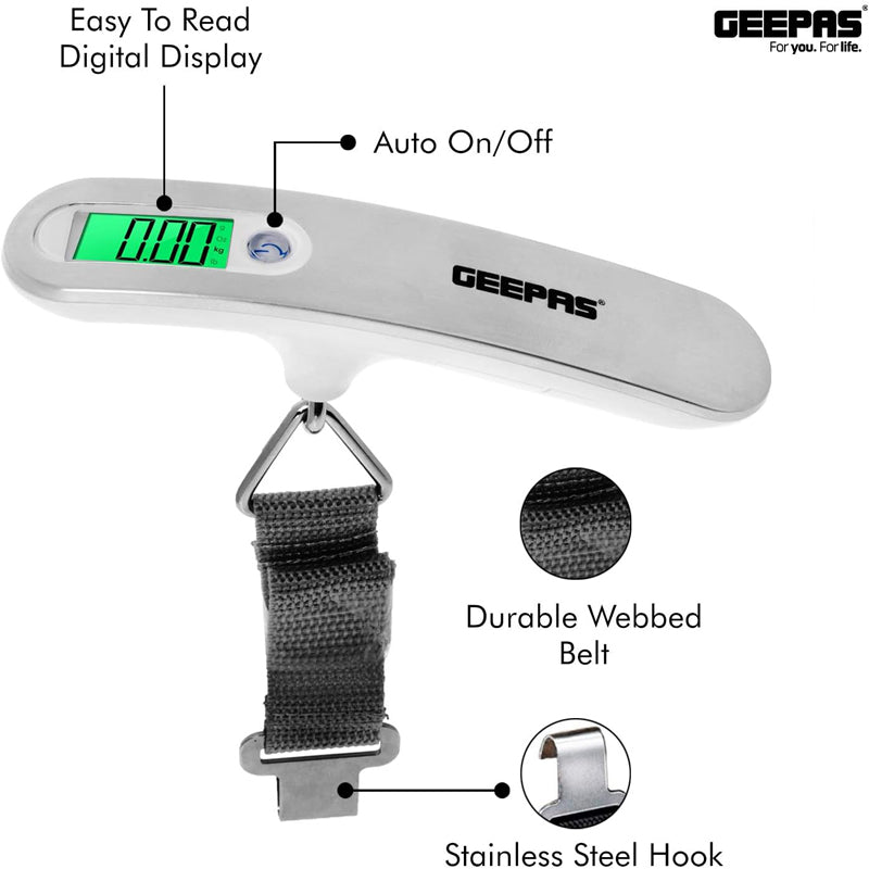GEEPAS DIGITAL LUGGAGE SCALE