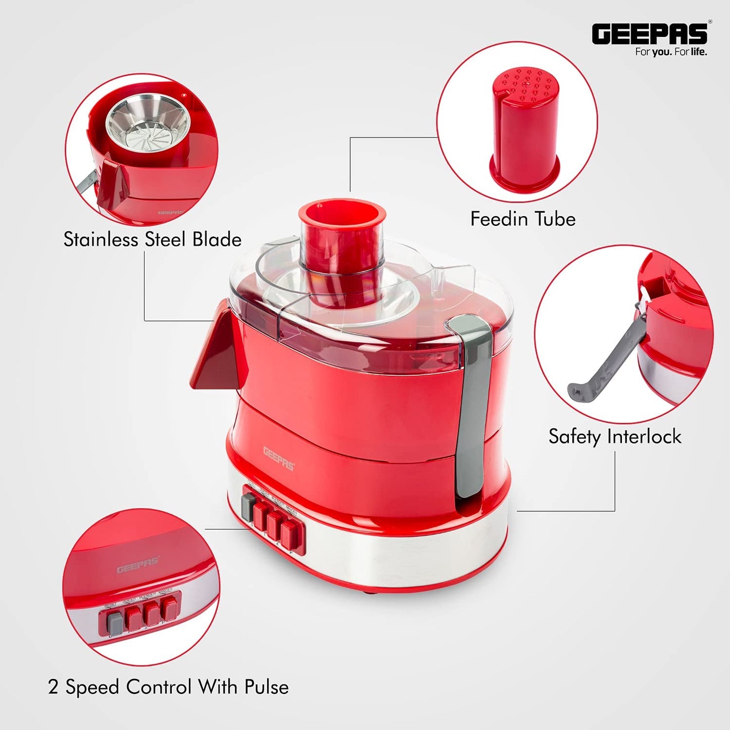 GEEPAS 4IN1 FOOD PROCESSOR