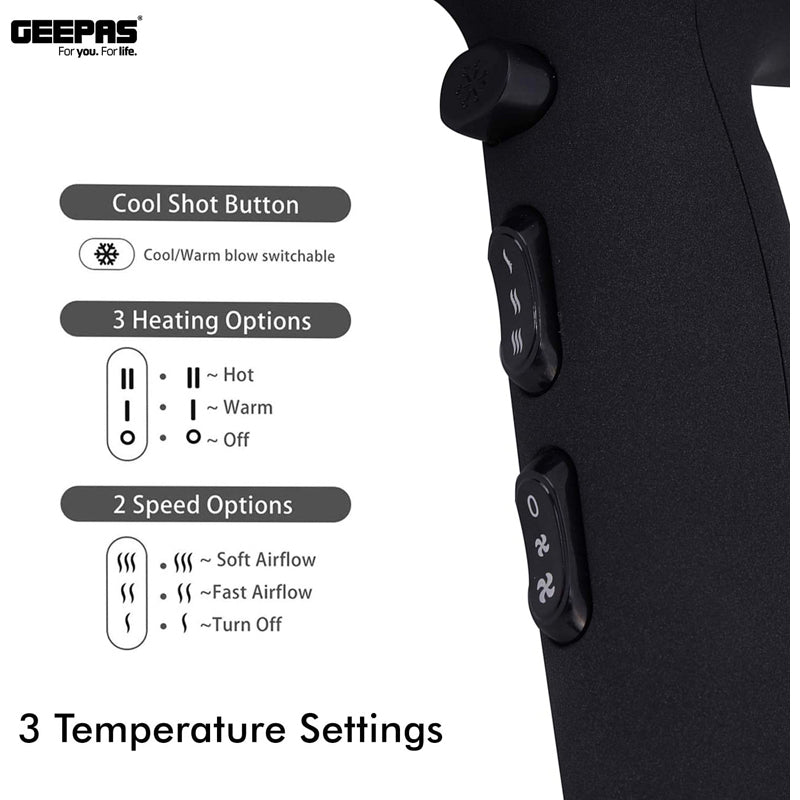 GEEPAS STYLER HAIR DRYER