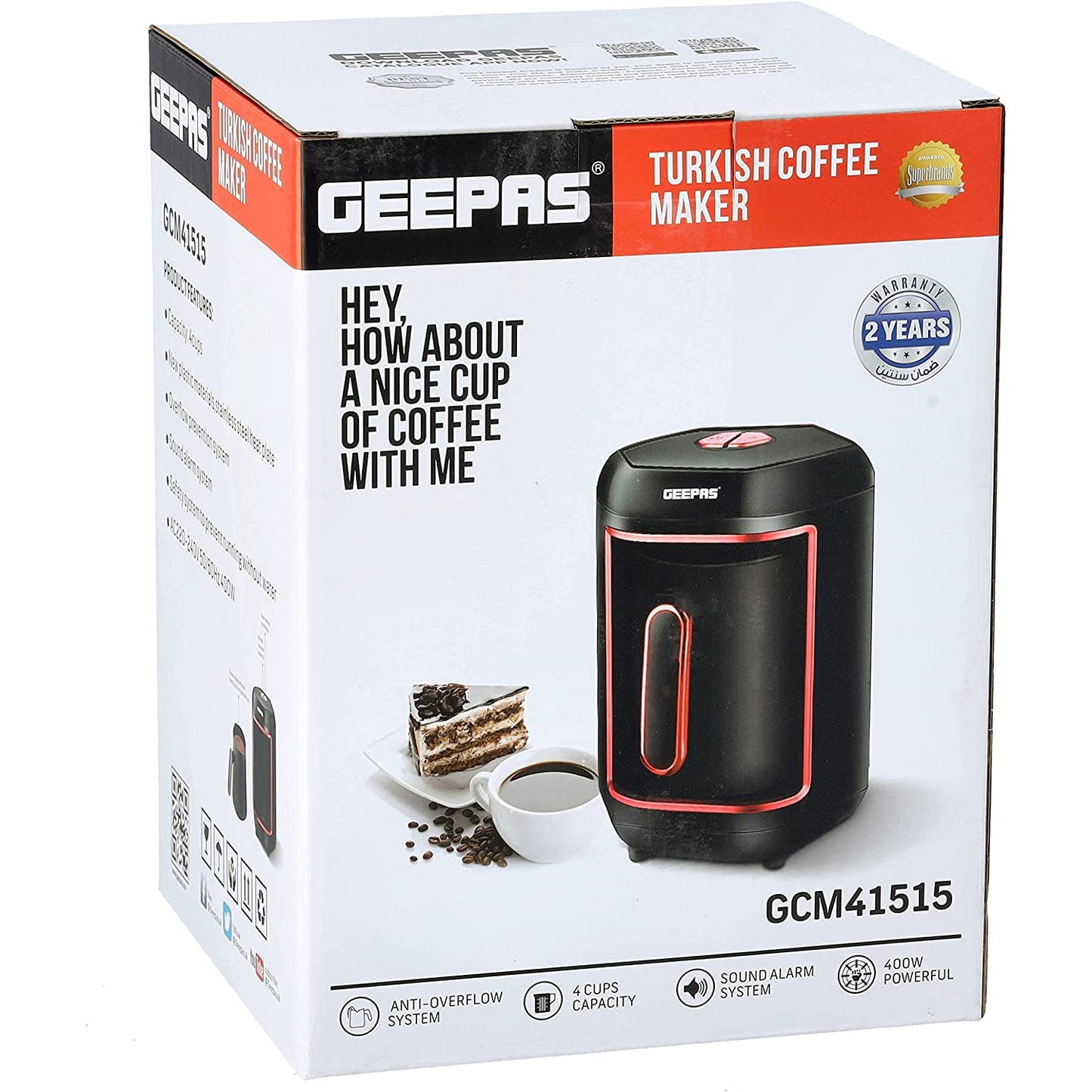 GEEPAS TURKISH COFFEE MAKER