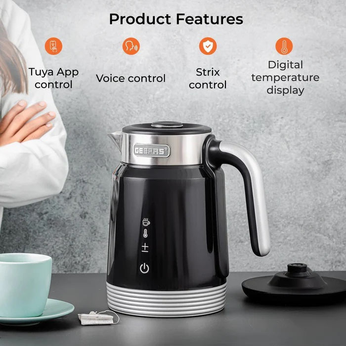 GEEPAS SMART STAINLESS STEEL KETTLE 1.7LTR