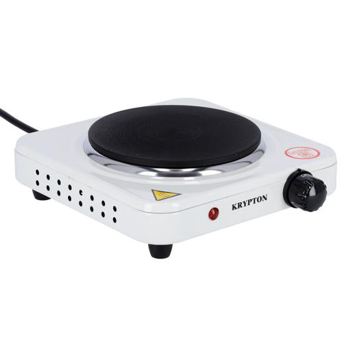Krypton 1000W Single Burner Hot Plate For Flexible Precise Table Top Cooking - Cast Iron Heating