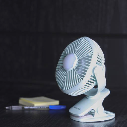 KRYPTON RECHARGEABLE FAN W/ LIGHT