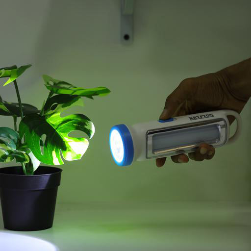 KRYPTON RECHARGEABLE LED FLASHLIGHT WITH LANTERN