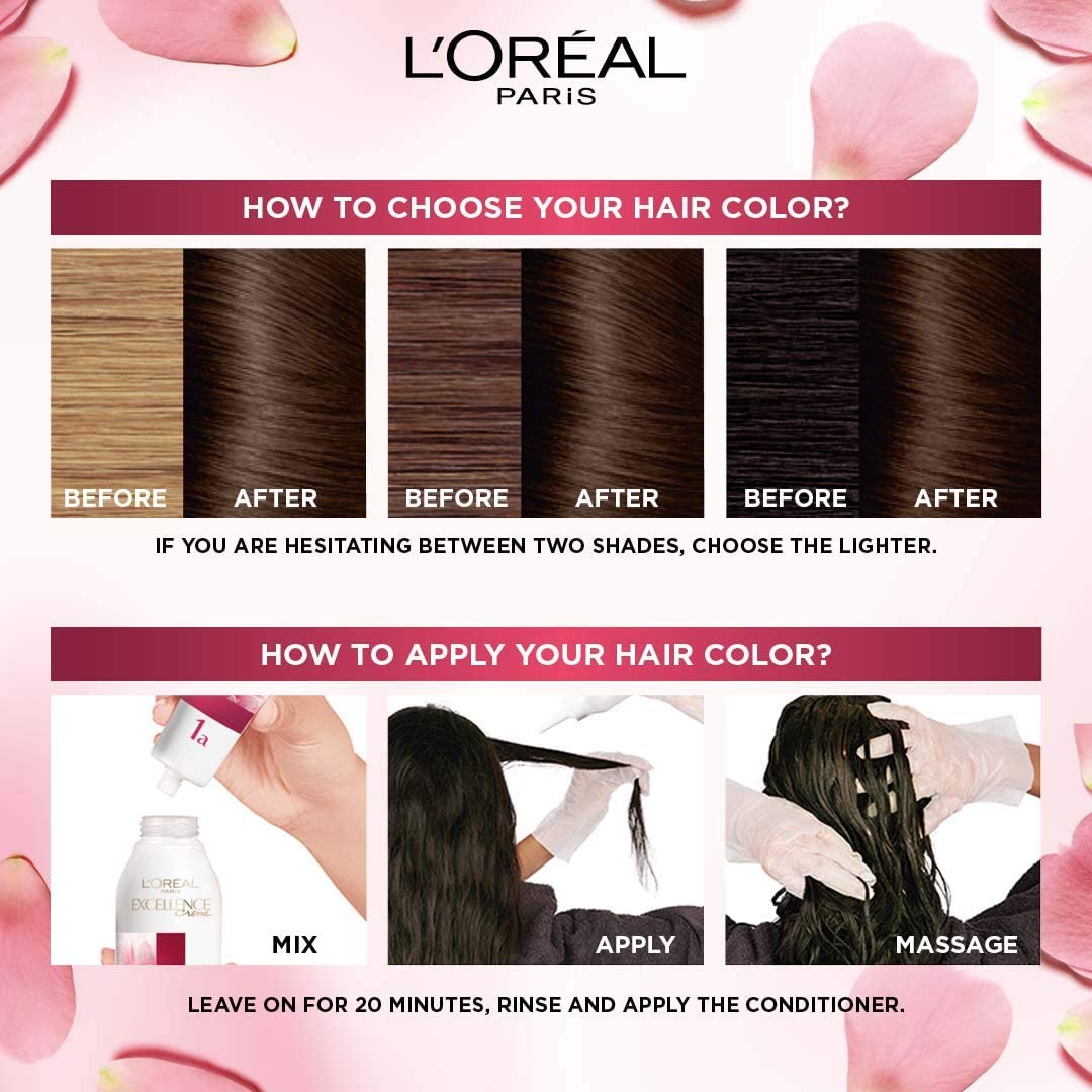 LOREAL EXCELLENCE CREME 4 BROWN