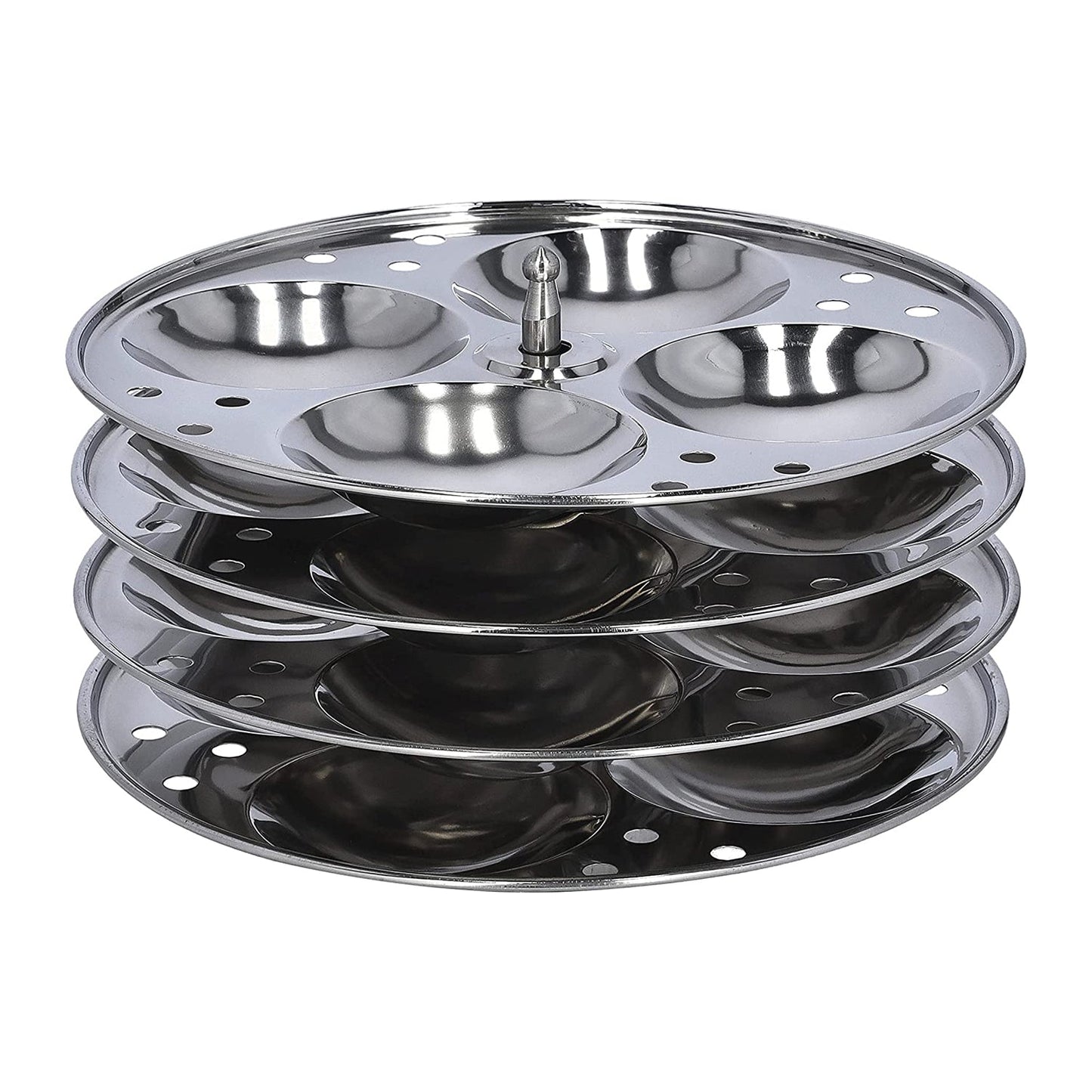 S/S IDLI COOKER 4PLATE