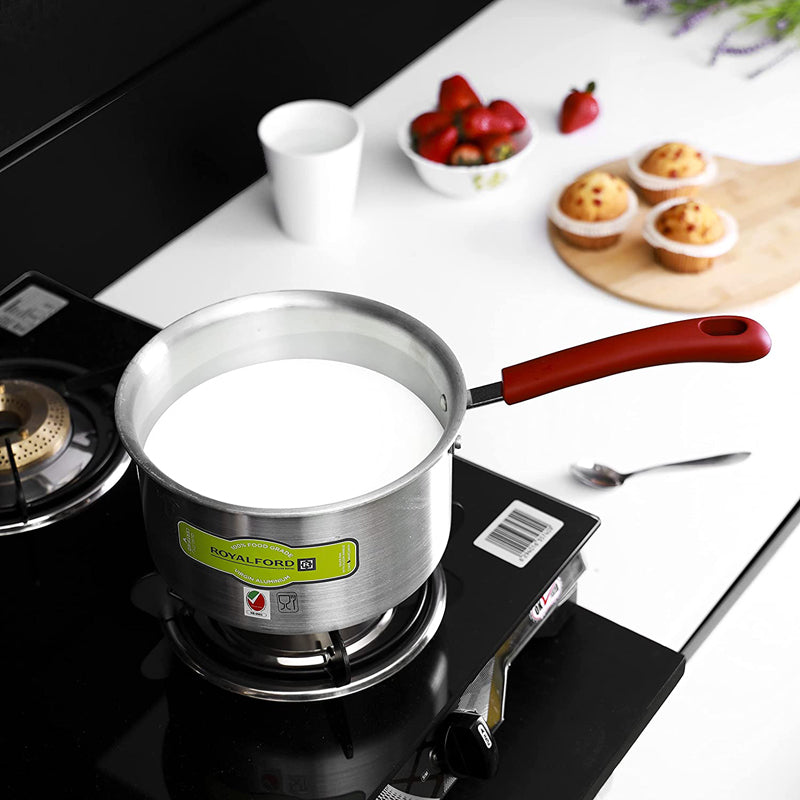 ALUMI SAUCE PAN W/LID 20CM