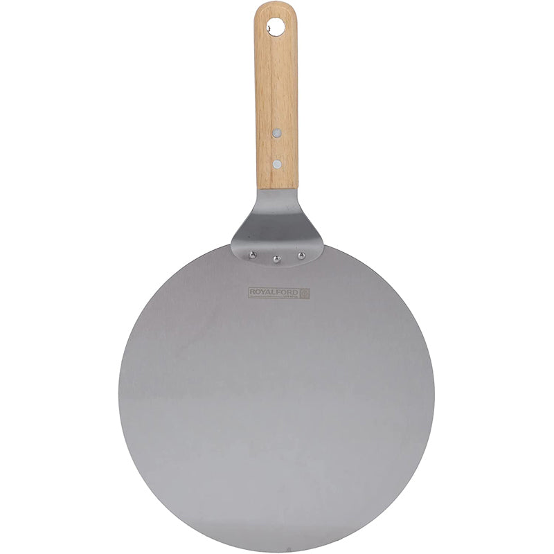 10" Pizza Spatula, Stainless Steel, Rf10227 | Wooden Handle | Cake Lifter | Plate Holder Baking Tool Baking Homemade Pizza