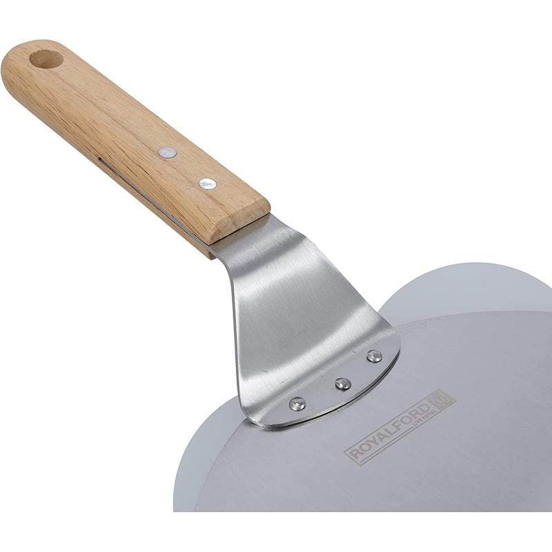 10" Pizza Spatula, Stainless Steel, Rf10227 | Wooden Handle | Cake Lifter | Plate Holder Baking Tool Baking Homemade Pizza