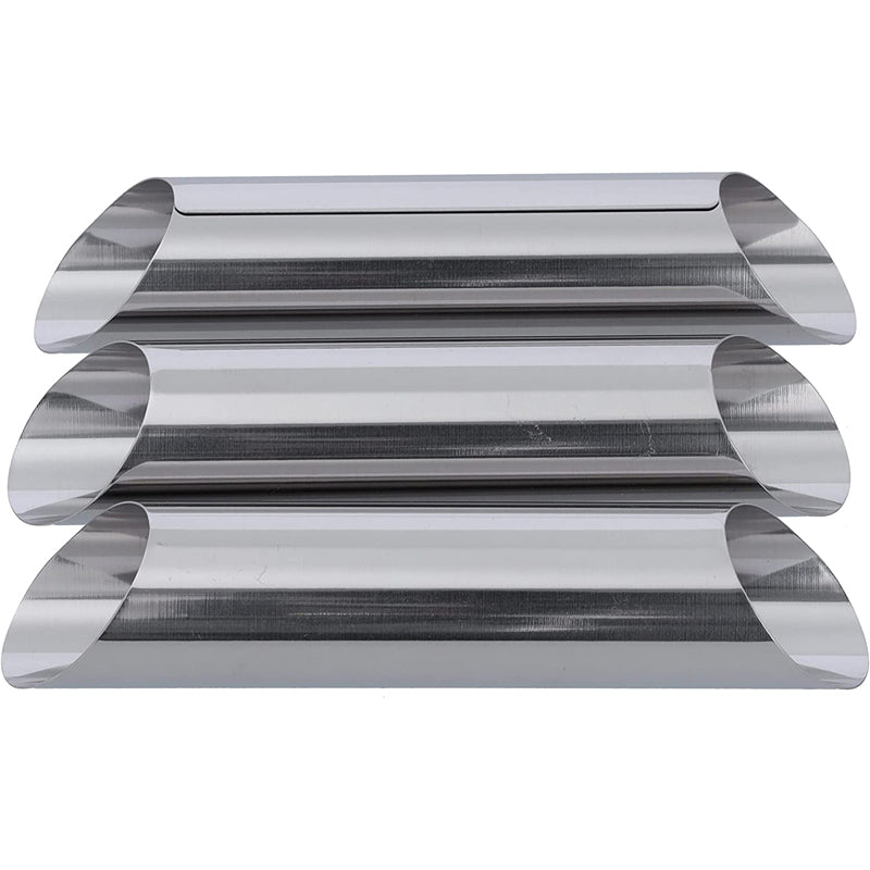 3 Pcs Cookie Cutter Set, Stainless Steel, Rf10277 - Premium-Quality, Food Grade Material, Cutting Dough, Soft Candy, Bread, Sandwiches, Cheese, Fruits.