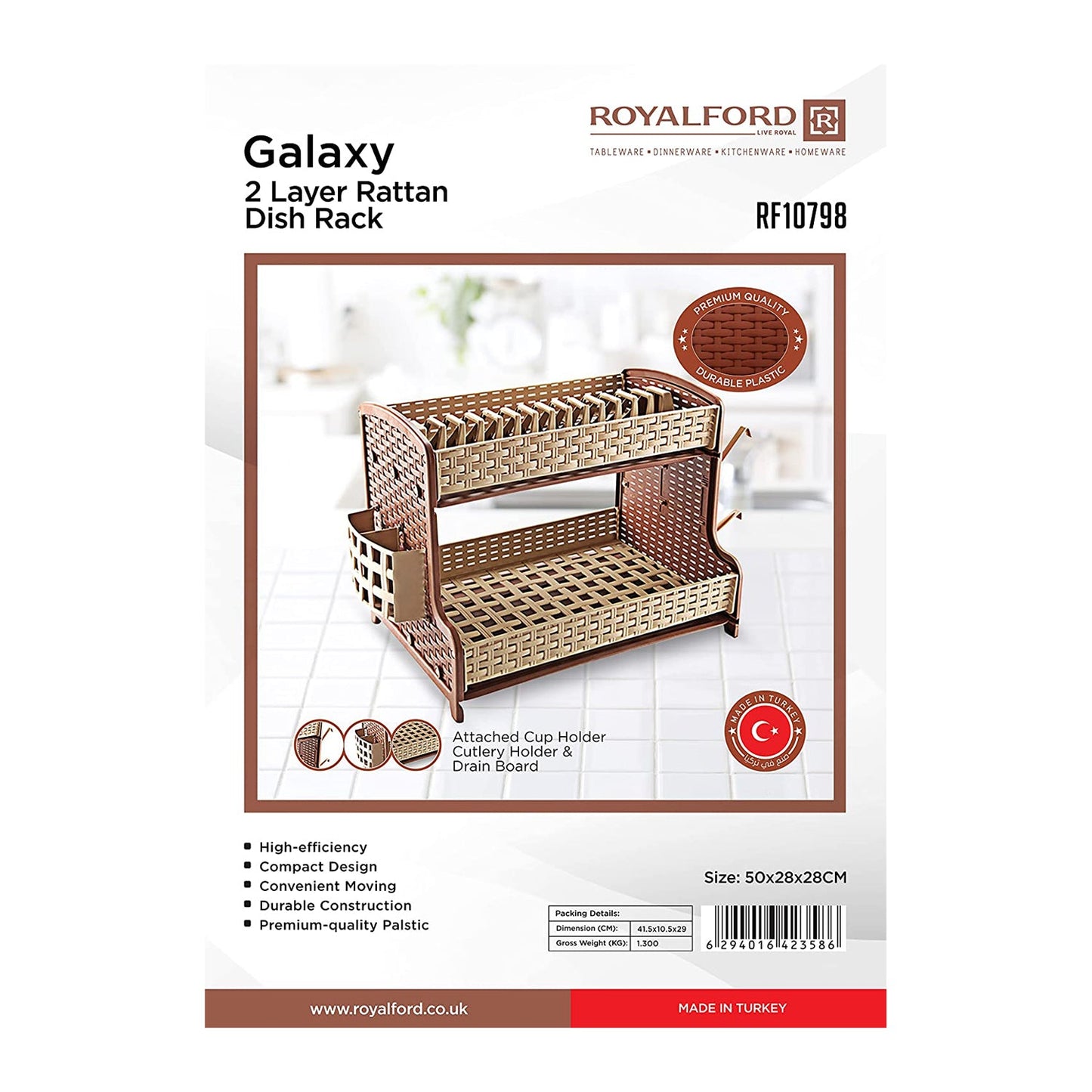 ROYALFORD GALAXY 2LAYER DISHRACK