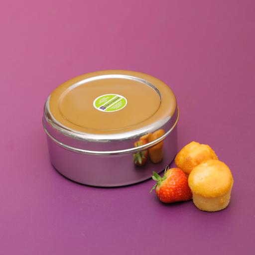 STAINLESS STEEL PURI DABBA 12.7CM