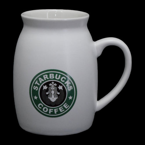 كوب سيراميك مطبوع عليه ستاربكس - أبيض