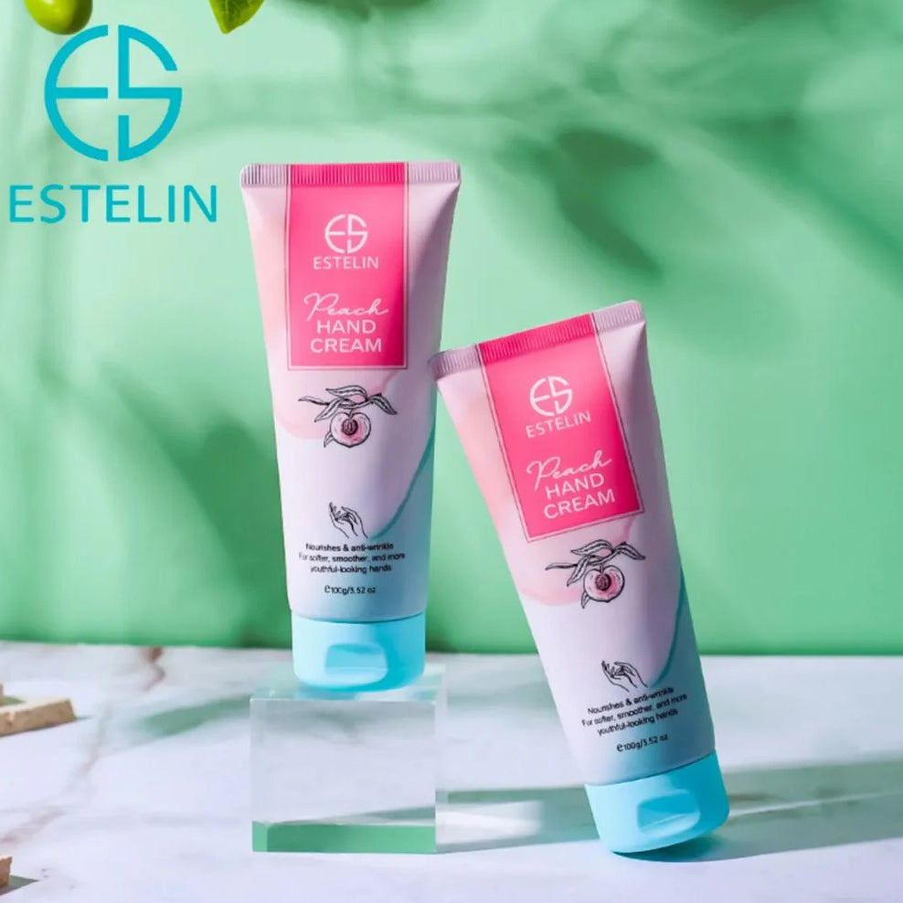 Estelin Peach Nourishes & Anti Wrinkle Hand Cream - 100g