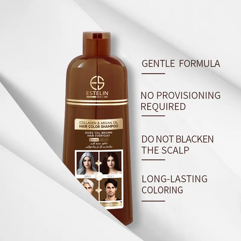 ESTELIN COLLAGEN&ARGAN OIL SHAMPOO BROWN