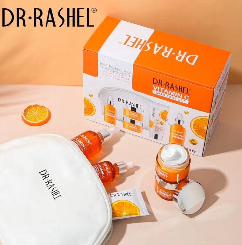 DR. RASHEL Vitamin C Set For Skin Lightening And Anti Aging 5 Pieces
