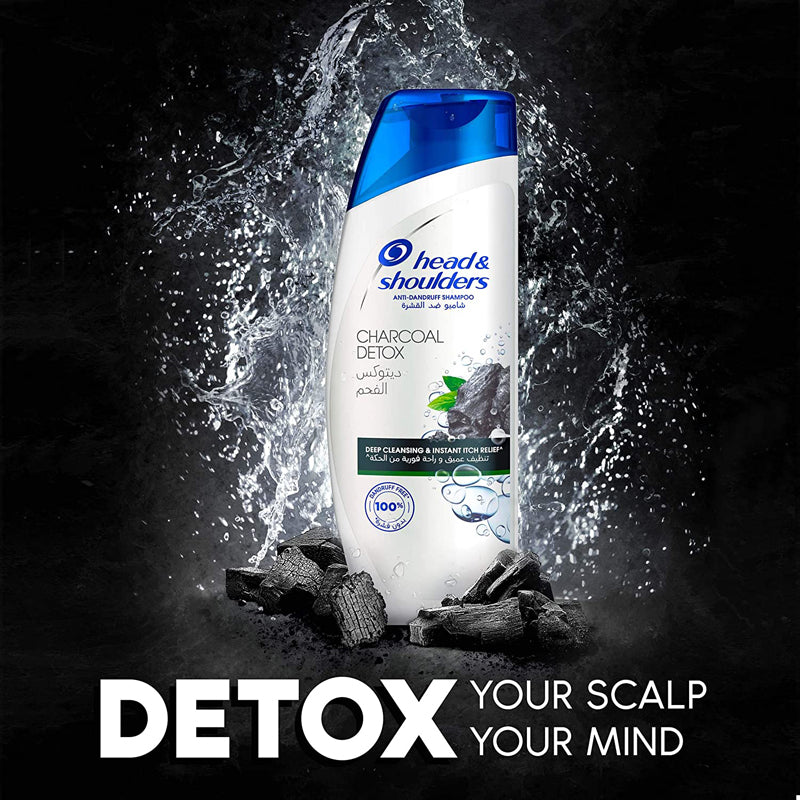 HEAD&SHOULDER SHAM CHARCOAL DETOX 600ML