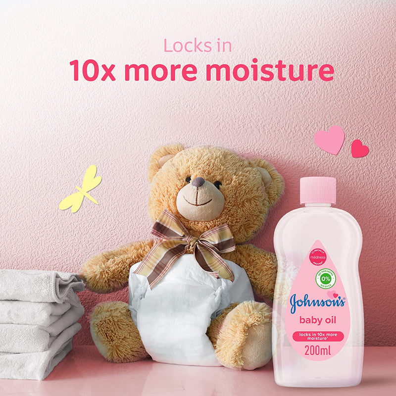 JOHNSONS BABY OIL 200ML