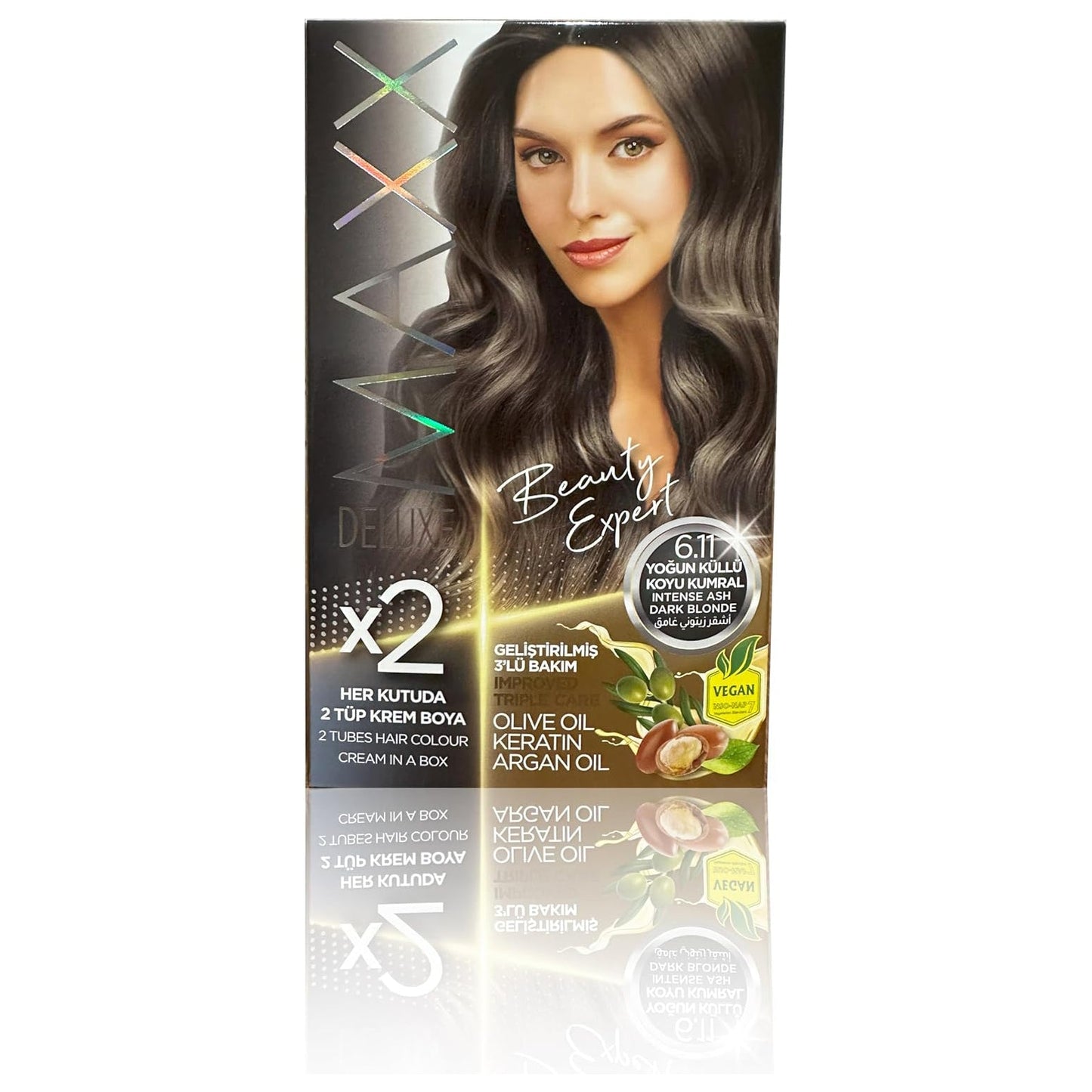 MAXX DELUXE HAIR DYE KIT 6.11